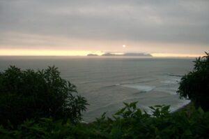 Lima coast line